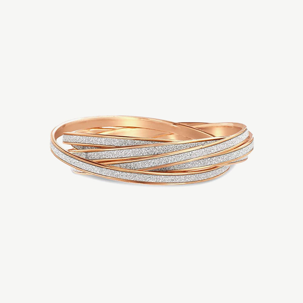 Interlocking Bangle Bracelet